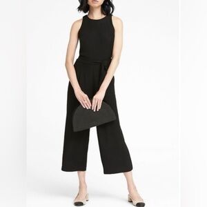 Banana Republic black jumpsuit w tie waist